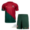 Officiële Voetbalshirt + Korte Broek Portugal Thuis WK 2022 - Kids